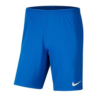 Nike Dri-Fit Park III Short Training Pants - royal blue Size M