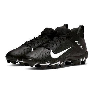 Nike Alpha Menace 2 Shark American youth football shoes - black Size 3.5Y US