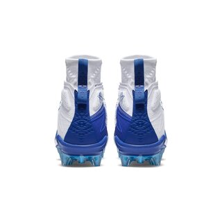 Nike Alpha Huarache 7 Elite American Football Cleats white/royal blue 45 EU