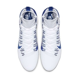 Nike Alpha Huarache 7 Elite American Football Cleats white/royal blue 46 EU
