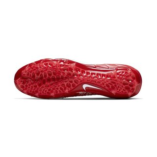 Rasenfootballschuhe Nike Alpha Huarache 7 Elite - wei/rot Gr.10 US