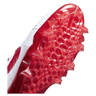 Rasenfootballschuhe Nike Alpha Huarache 7 Elite - wei/rot Gr.10 US
