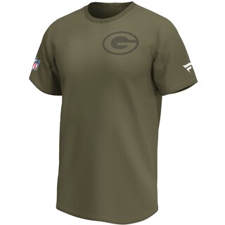Fanatics NFL Green Bay Packers Logo T-Shirt -khaki Gr. M