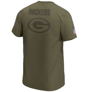 Fanatics NFL Green Bay Packers Logo T-Shirt -khaki Gr. M