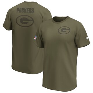 Fanatics NFL Green Bay Packers Logo T-Shirt -khaki size L