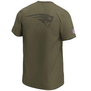 Fanatics NFL New England Patriots Logo T-Shirt - khaki size M