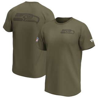 Fanatics NFL Seattle Seahawks Logo T-Shirt -khaki size M