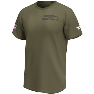 Fanatics NFL Seattle Seahawks Logo T-Shirt -khaki size 3XL