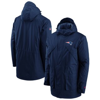 Fanatics NFL New England Patriots lined logo jacket -navy size XL