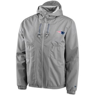 Fanatics NFL New England Patriots Logo leichte Übergangsjacke -grau Gr. XL