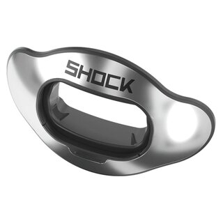 Shock Doctor Change Shield for Interchange Lip Guard - silver chrome