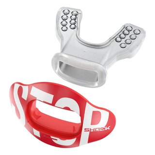 Interchange Lip Giard Mouthpiece + Shield red Stop