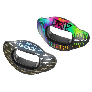 Shock Doctor Change Shield for Interchange Lip Guard (2 pack) tie dye drip/ reapea