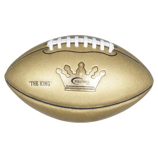 Full Force American Football Senior Training Ball - Gold Edition THE KING
