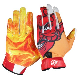 Prostyle Teufel American Football Receiver Handschuhe - Gr. XL