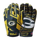 Wilson NFL Stretch Fit Youth Receiver Handschuhe Team...