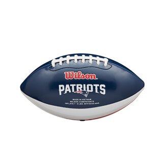 Wilson NFL Peewee New England Patriots Logo Football