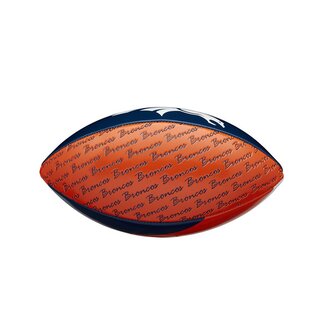 Wilson NFL Peewee Denver Broncos Logo Football