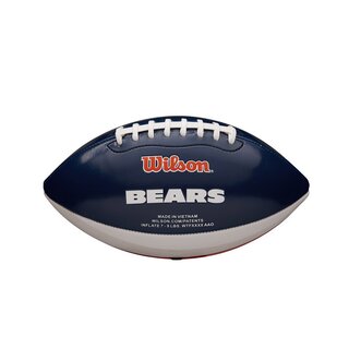 Wilson NFL Peewee Football Team Logo Chicago Bears