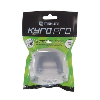 makura Kyro Pro Strapped Mouthguard CE, Hygienebox, black - Junior 